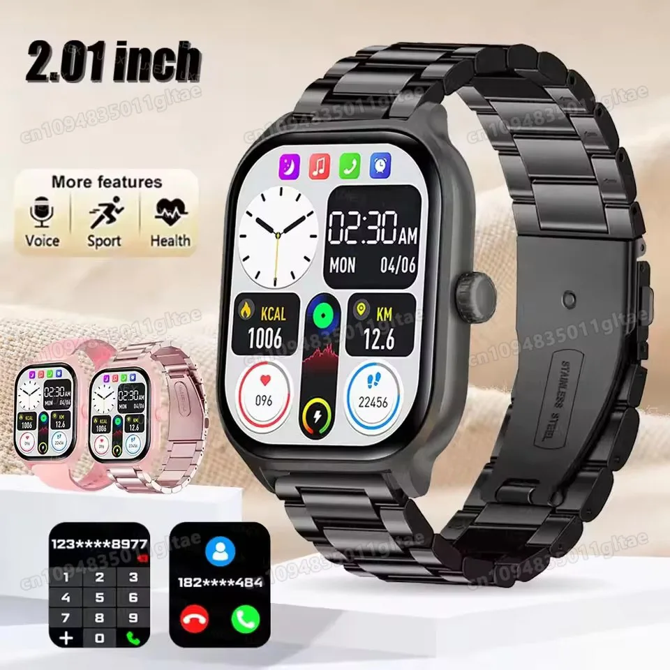 Montre connectée pour hommes, répondre aux appels, suivi des calories, fréquence cardiaque, surveillance de l'oxygène dans le sang, montres connectées Bluetooth pour femmes Pk HT30