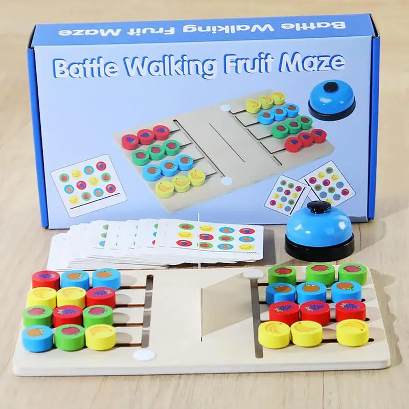 Gioco di abbinamento colori Puzzle in legno per bambini Giocattoli di apprendimento colorati Giochi di abbinamento divertenti per feste di compleanno Riunioni di famiglia