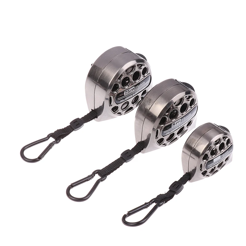 3/5/7.5 متر الفولاذ المقاوم للصدأ المضادة للتآكل قابل للسحب متري حاكم متري شريط القياس تصميم جوفاء أداة قياس النجارة #5