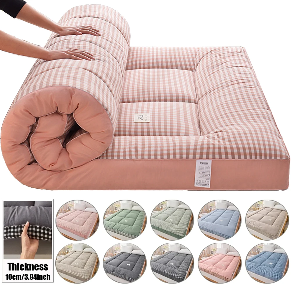 

1PC Tatami Thicken Mattress Mat Soft Cushion for Home Use Autumn Winter Mattress, Student Single Dormitory Hotel Bed Mattress