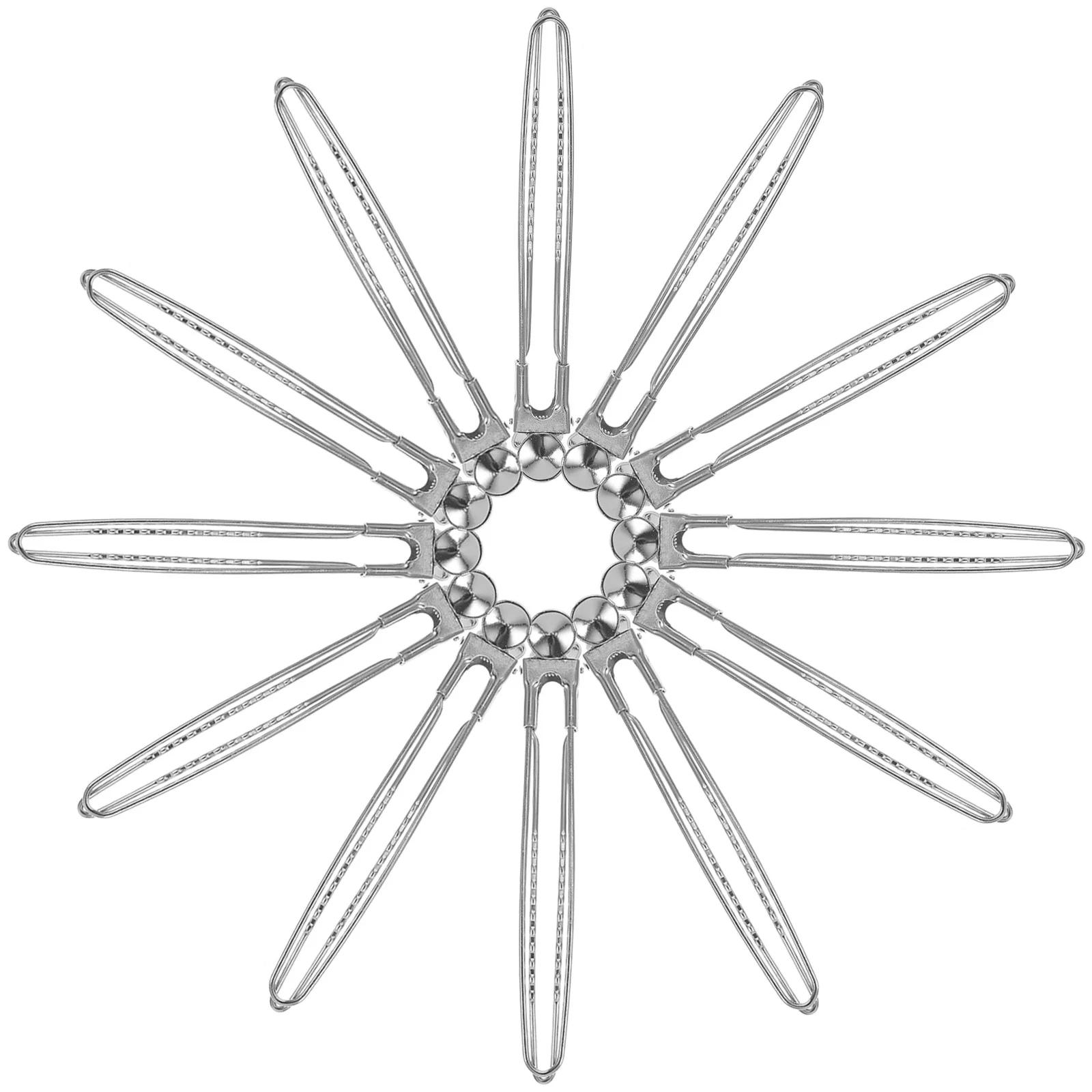 

12 шт., зажимы для укладки волос, прочный практичный подарок из нержавеющей стали для женщин, друзей, парикмахерские зажимы для позиционирования