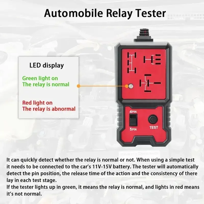 Быстрый тестер автомобильных реле