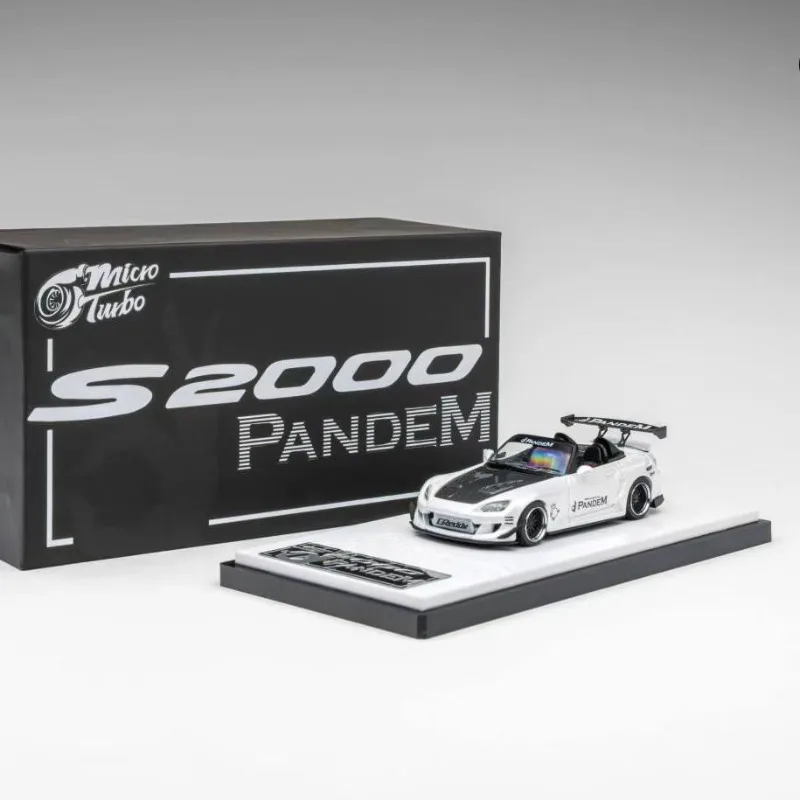 Micro Turbo 1:64 Honda S2000 AP1 Rocket Rabbit Cast Alloy Car Model, a gift for friends, an adult collection piece.