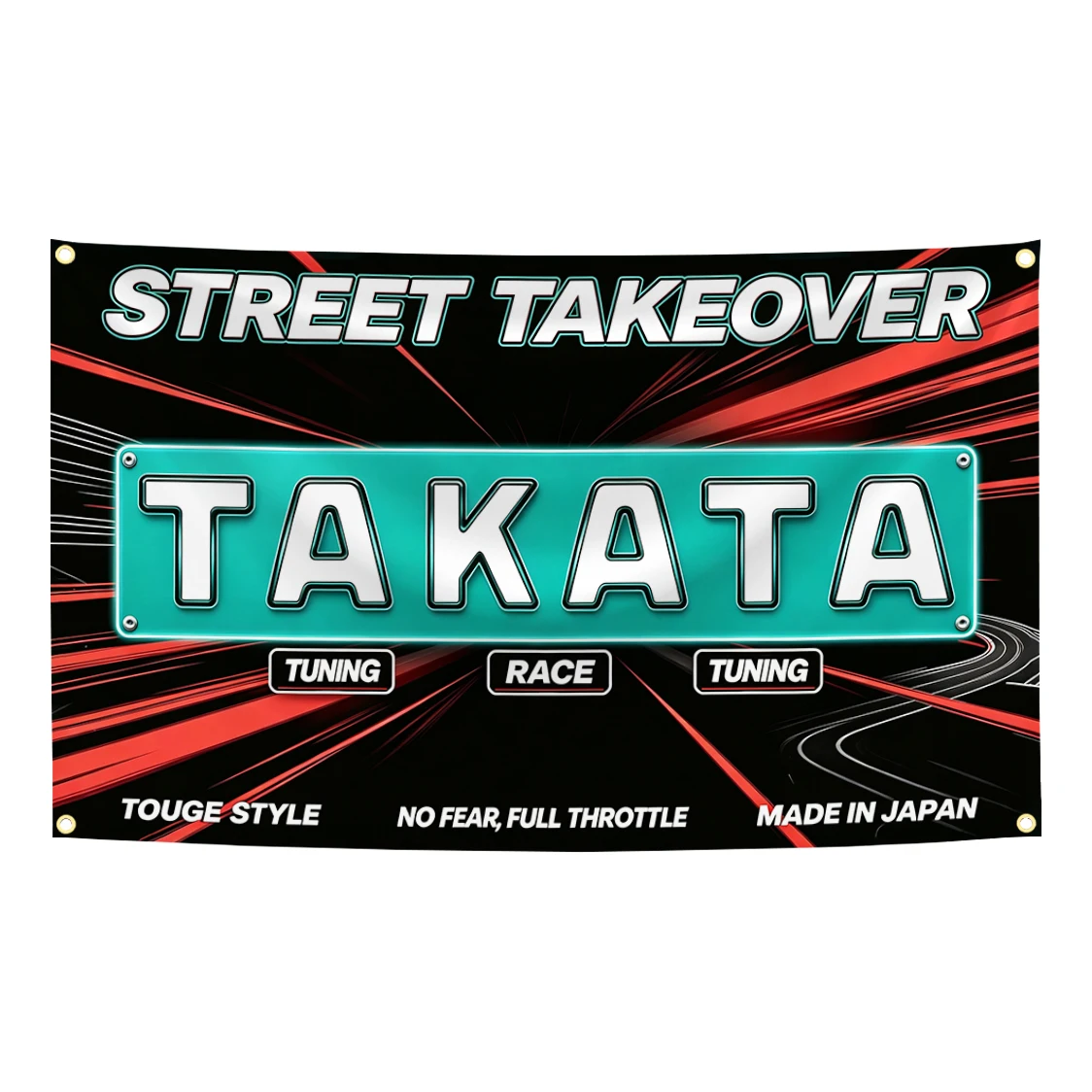 60x90cm 90x150cm 120x180cm Takata Flag JDM Racing Car Tapestry Banner Cars Modification Garage Wall Decor