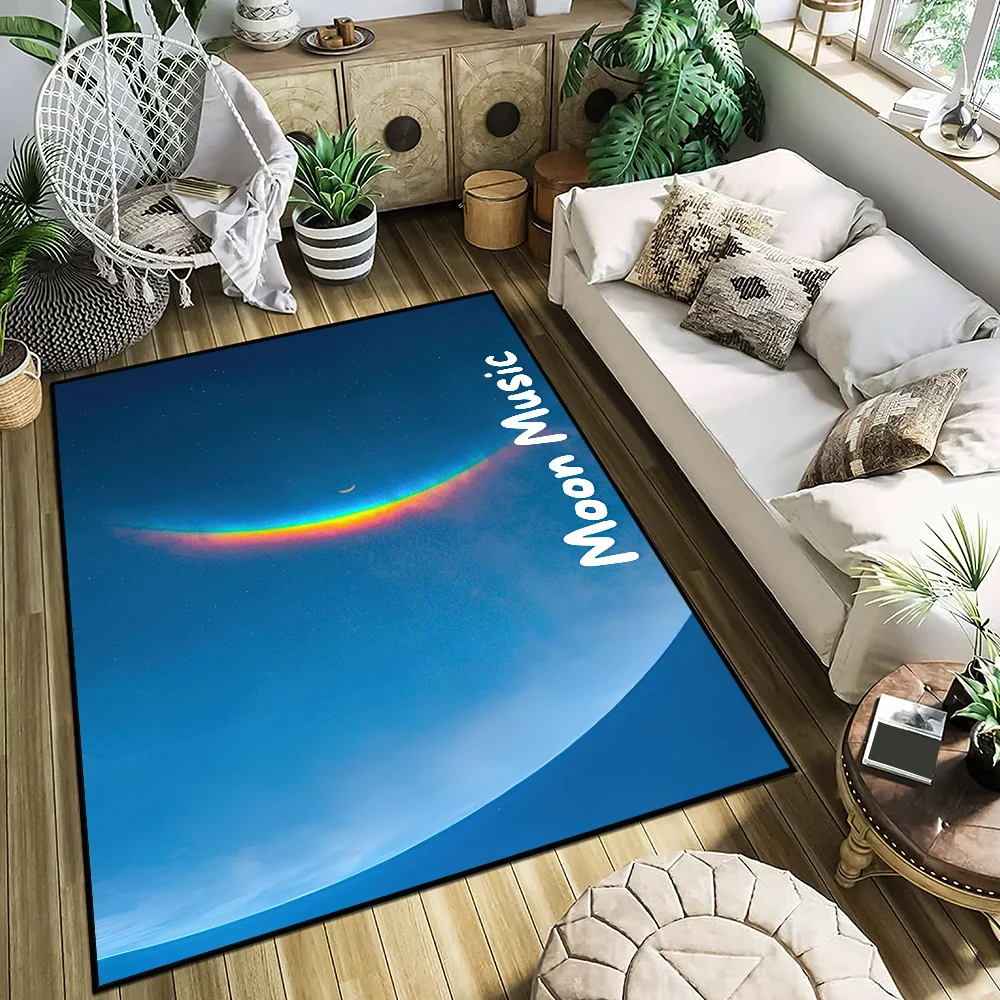 Band C-COLDPLAY small carpet Bedroom Kitchen Door Bathroom Anti-Slip Living Room Large Carpet Decoration