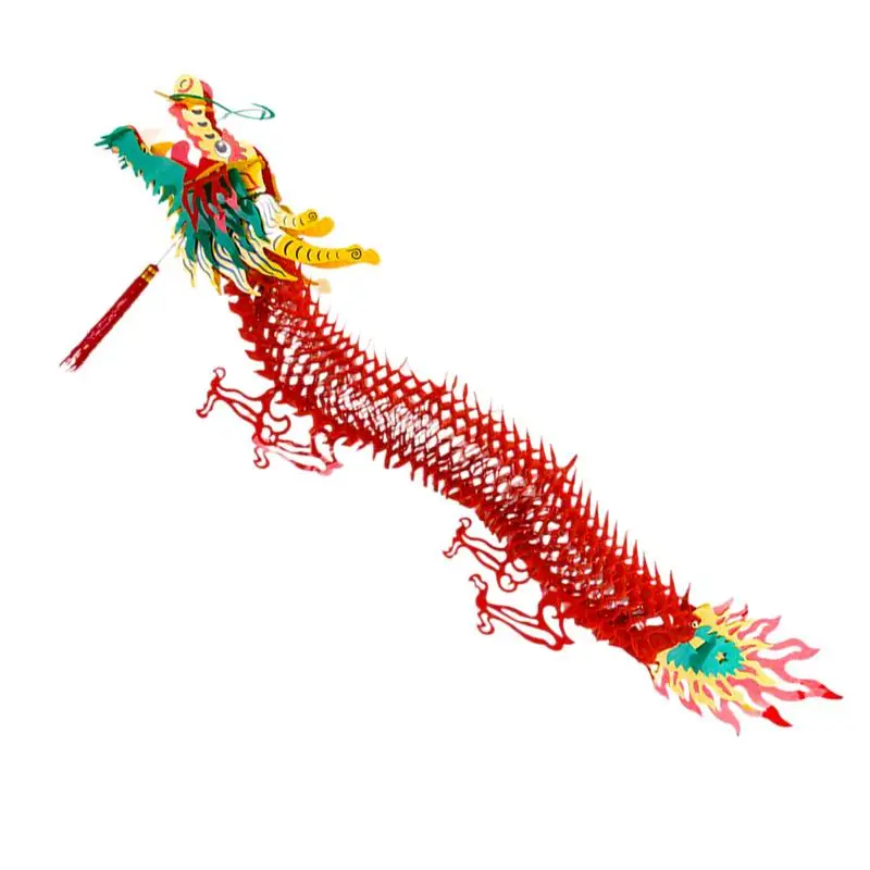 2024 year of the Dragon Garland Vivid 3D Aesthetic Spring Festival Dragon Garland Creative Chinese Paper Lanterns Dragon