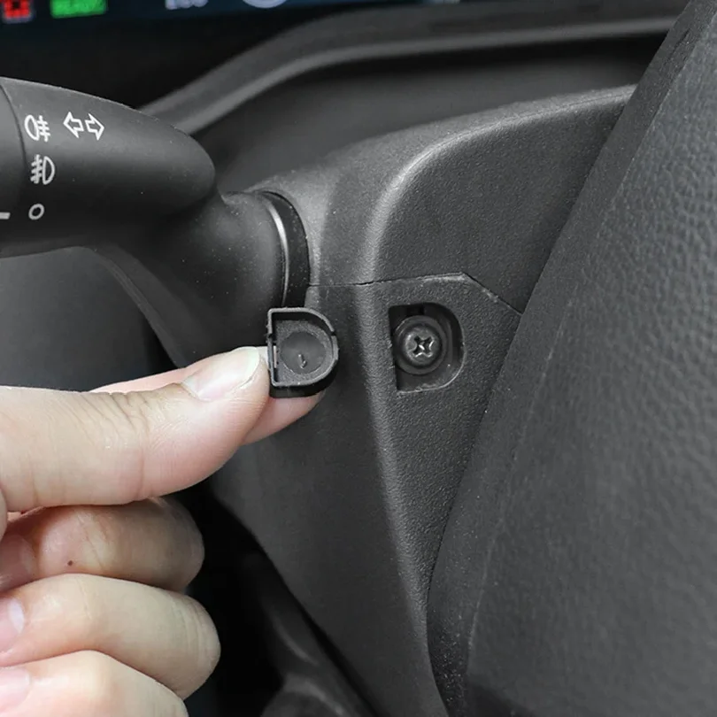 2PCS Car Steering Wheel Screw Protective Cover For Toyota Sienna Granvia 2022 2023 Auto Interior Accessories