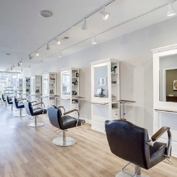 Hoge kwaliteit salonspiegels Lichte dubbelzijdige salonspiegels Kapsalon spiegelstation Servicebureau te koop