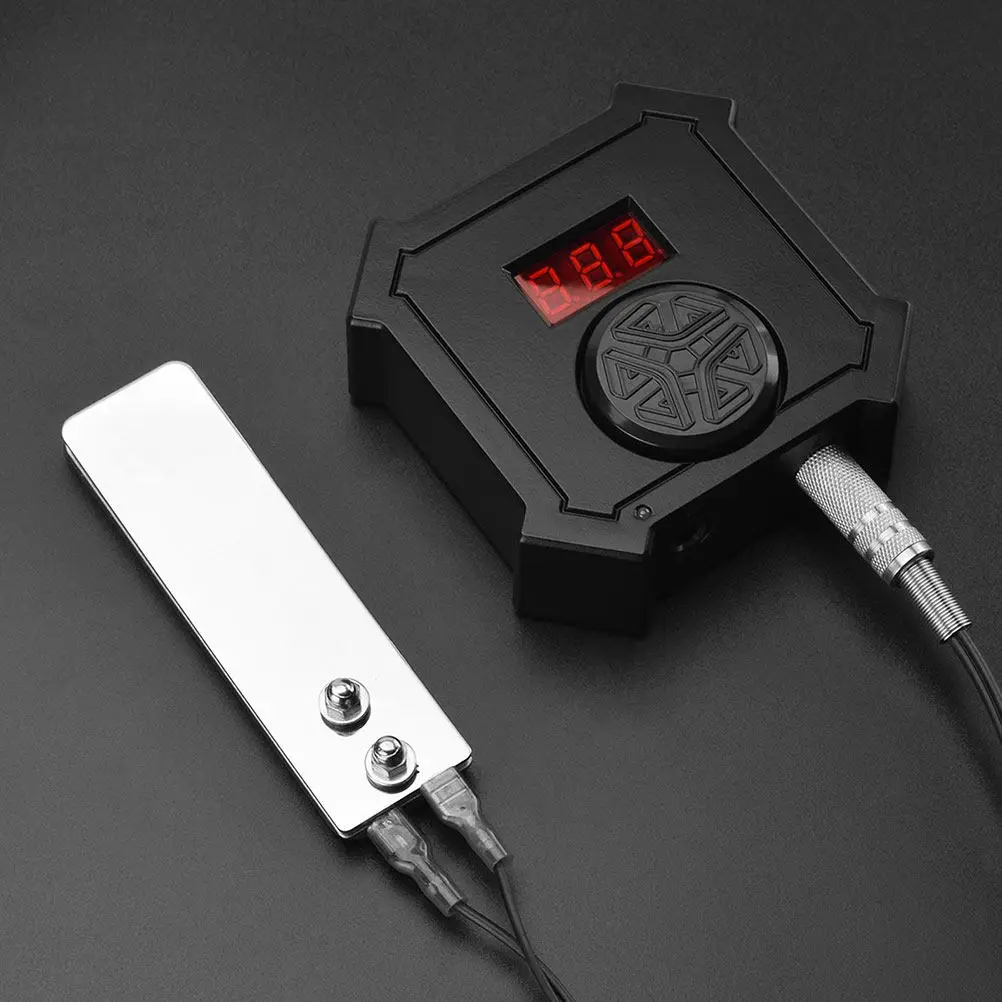 

Stainless Steel Tattoo Foot Pedal Rectangle Non-Slip Rapid Conduction Power Supply Footswitch for Tattoo Machine Accessories