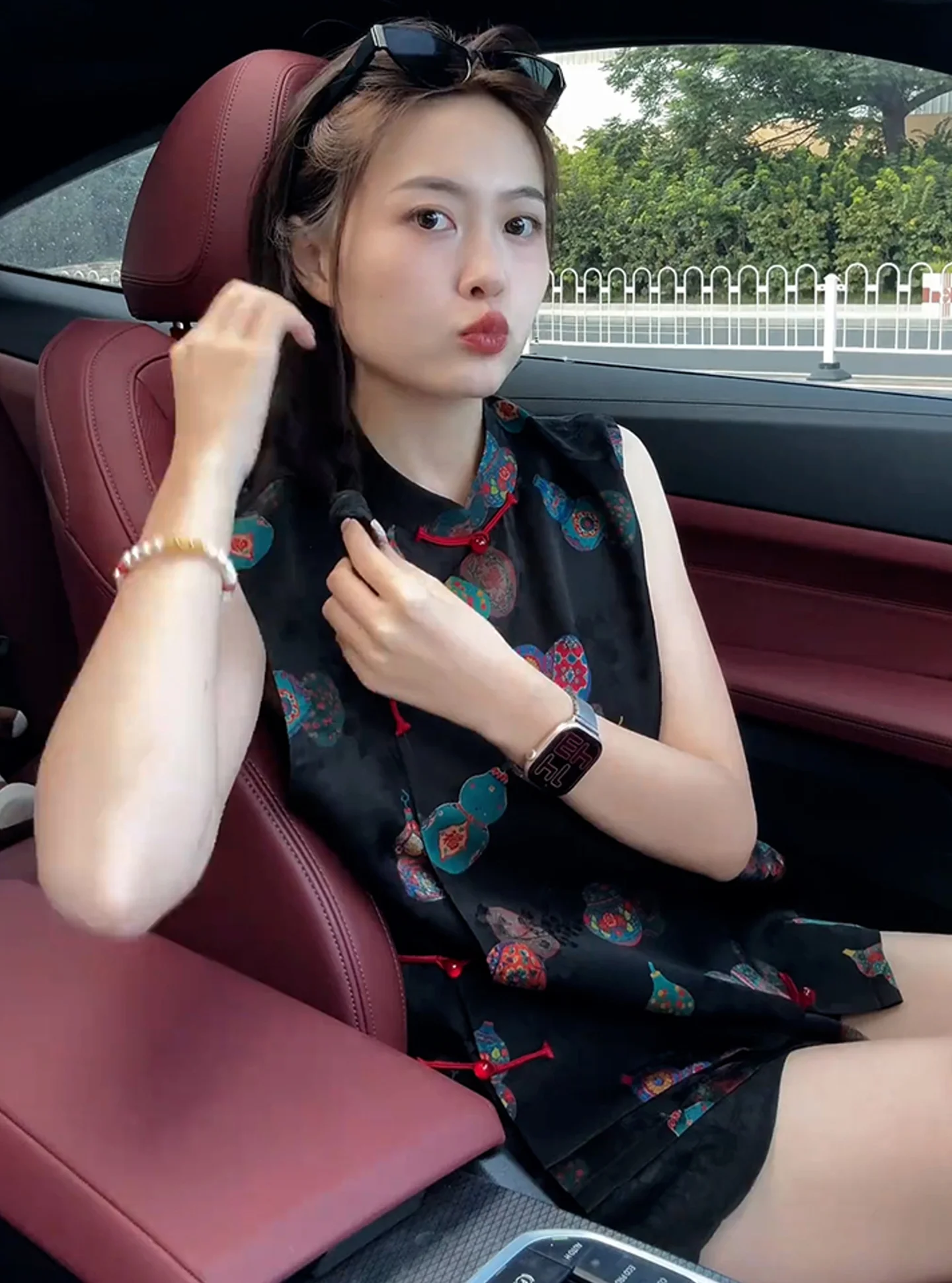 

Новинка 2025 года, китайский жилет с принтом Sle Bla, женский летний модный топ для поездок на работу, женский жилет прямого кроя Svel irt