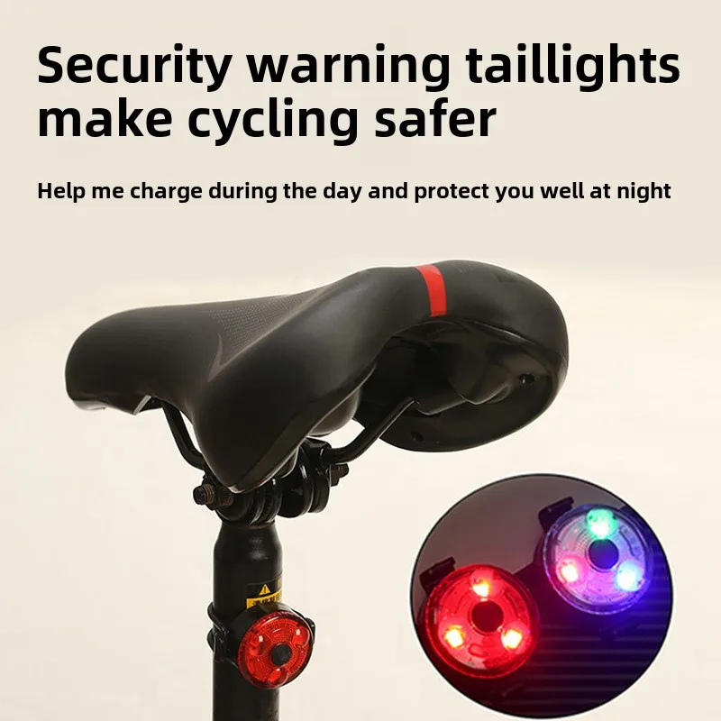 

Bike taillight USB charging riding safety taillight night riding waterproof warning mountain bike taillight bike accessories