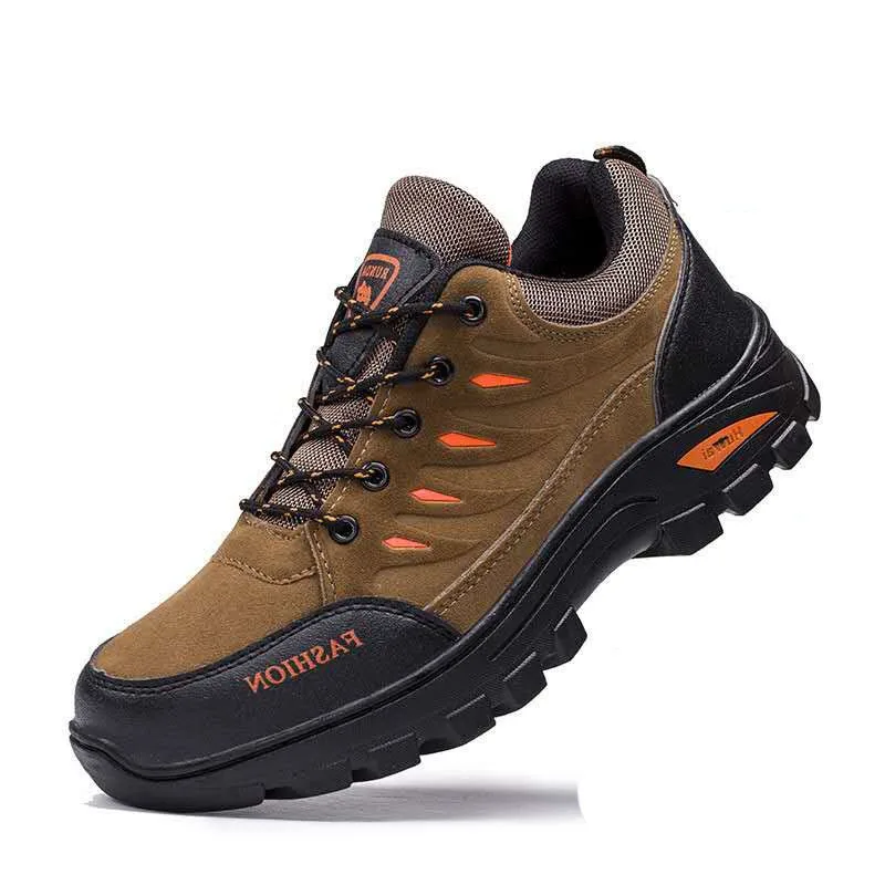 Zapatos de senderismo informales para hombre, a la moda Zapatillas de deporte, zapatos de trabajo de Montañismo al aire libre, zapatos antideslizantes de escalada, talla 39-45