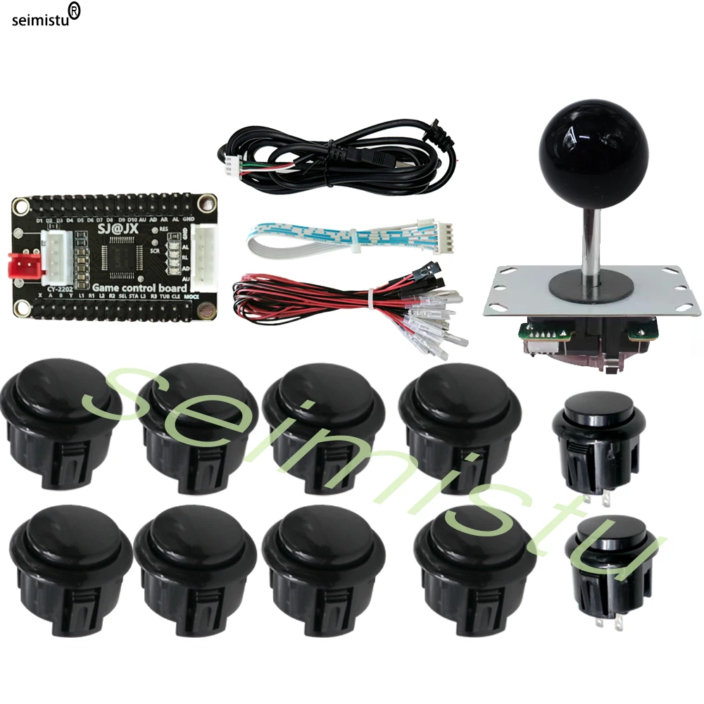 Arcade Joystick Kopie Sanwa Neo Geo Arcade Spiel Diy Kit Raspberry Pi XBOX 360 Android PS3 In 1 USB Controller Null Verzögerung bord – Detail 7