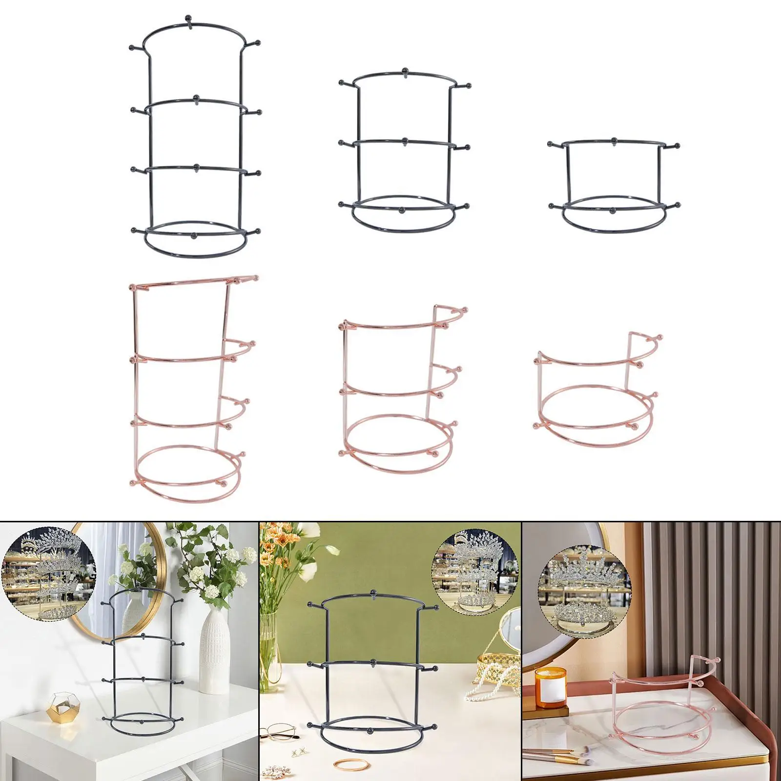 

Подставка для короны, металлический устойчивый держатель для ювелирных изделий для свадьбы в магазине