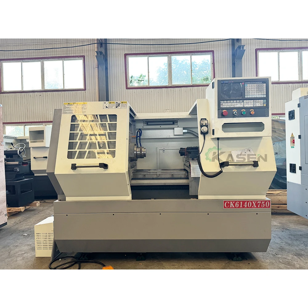 Auto Feed Small Size Cnc Lathe Machine   Turret Lathe CK6140 Cnc Lathe Machine