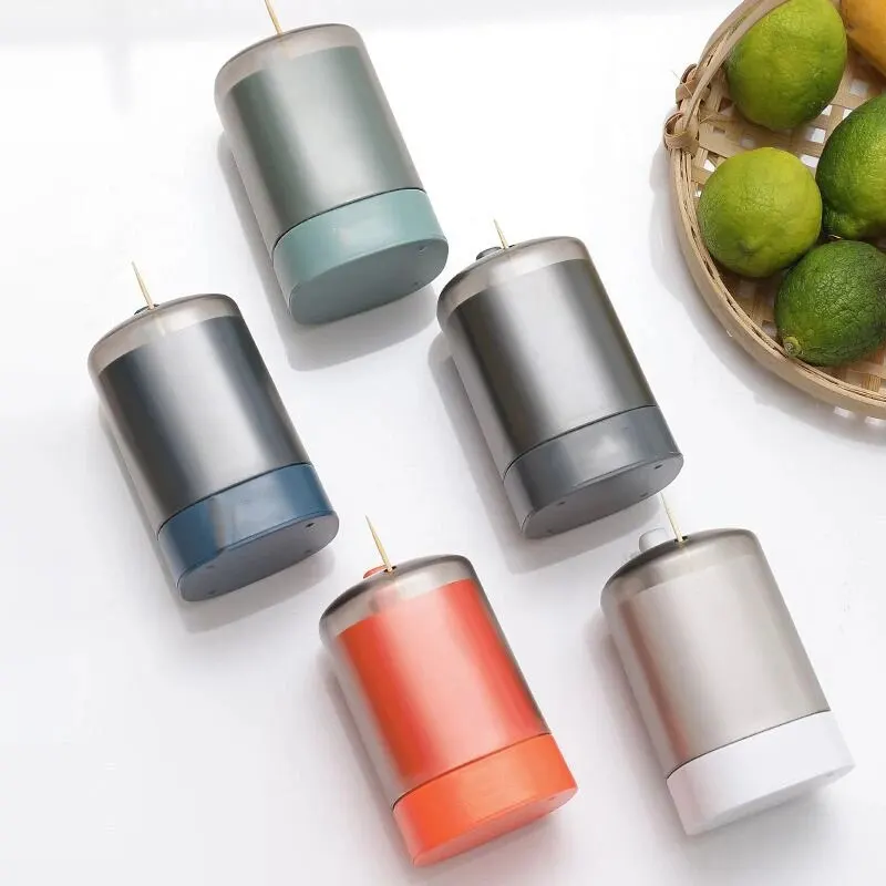 自動プレス歯ブラシ収納ボックス,大容量,クリエイティブ,リビングルーム,家庭用,プラスチック,1個