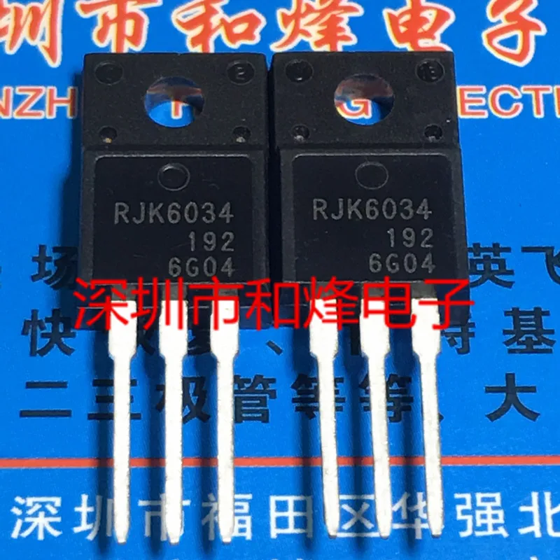 5PCS-10PCS RJK6034  TO-220F 600V 1A   On Stock  New And Origjnal