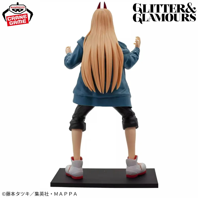 En Stock Original BANDAI BANPRESTO GLITTER & GLAMOURS tronçonneuse homme puissance Anime Figure modèle Collection cadeau d'anniversaire ornements