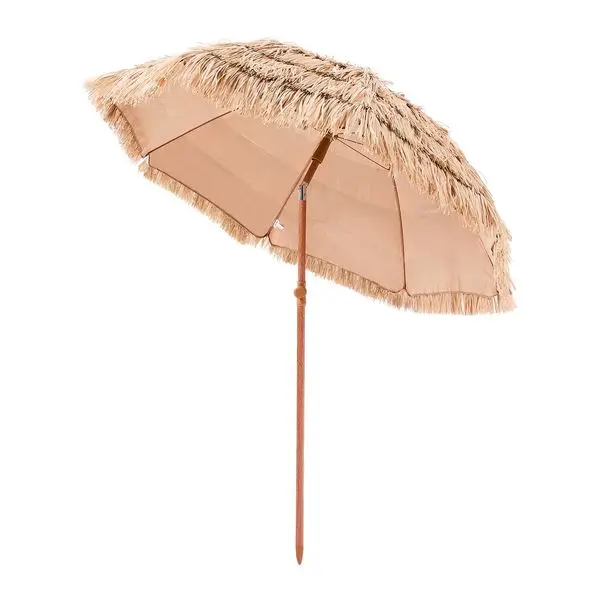 

Tiki Umbrella Thatched Patio Umbrella 6 ft Poolside Patio Beach Umbrella