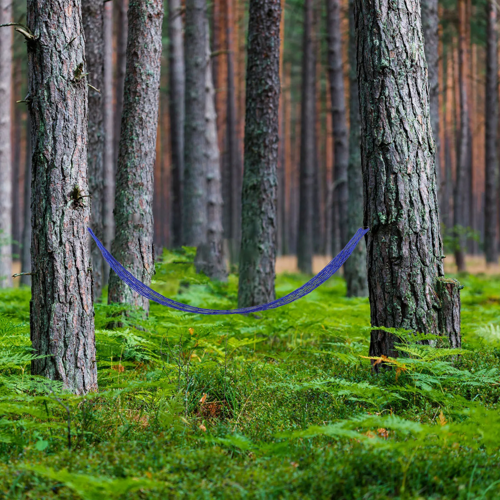 

Durable Nylon Mesh Hammock Portable Lightweight Outdoor Camping Hanging Bed Travel Breathable Comfortable Backyard Patio Gear