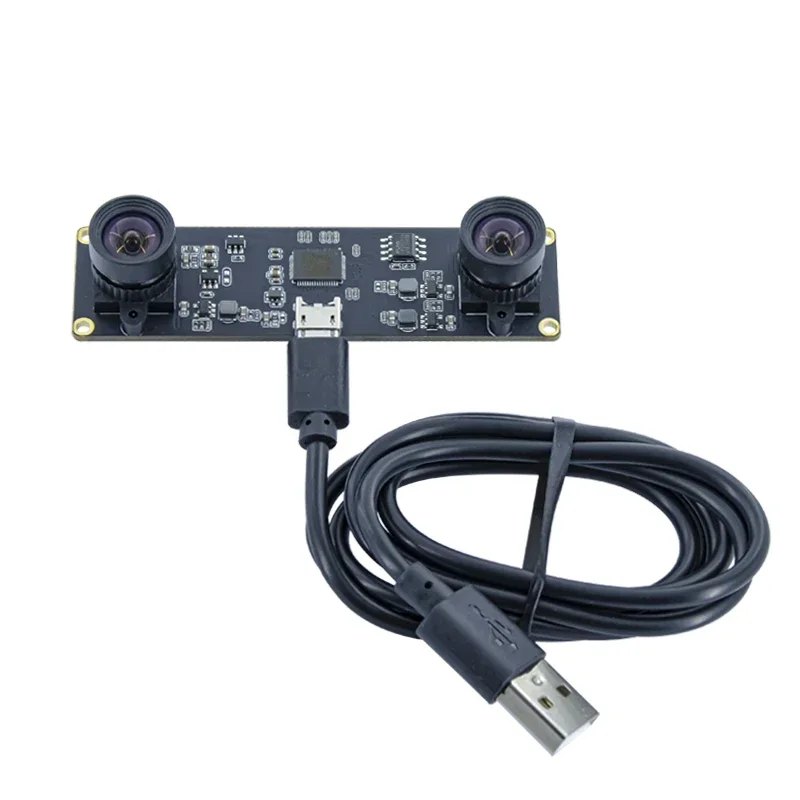 Factory hot sale 4MP 1080P VR recognition USB camera module binocular synchronization camera module