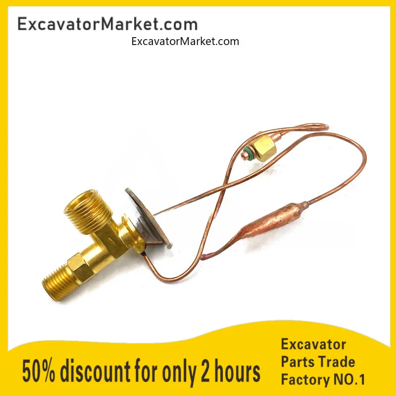 Excavator Parts CAT E320b/320c/320cu Air Conditioning Expansion Valve Evaporator Evaporation Tank Expansion Valve