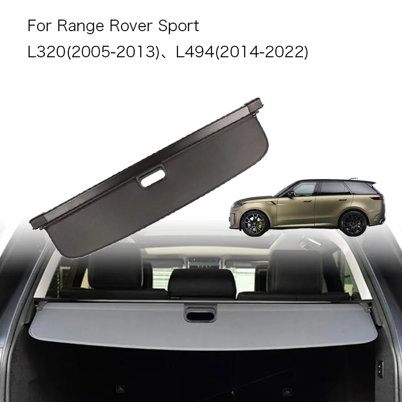 

Автоматический органайзер для штор багажника, чехол для Range Rover Sport L494 2014-2022 L320 2005-2013, чехол для багажника, задняя стойка, щиток, абажур