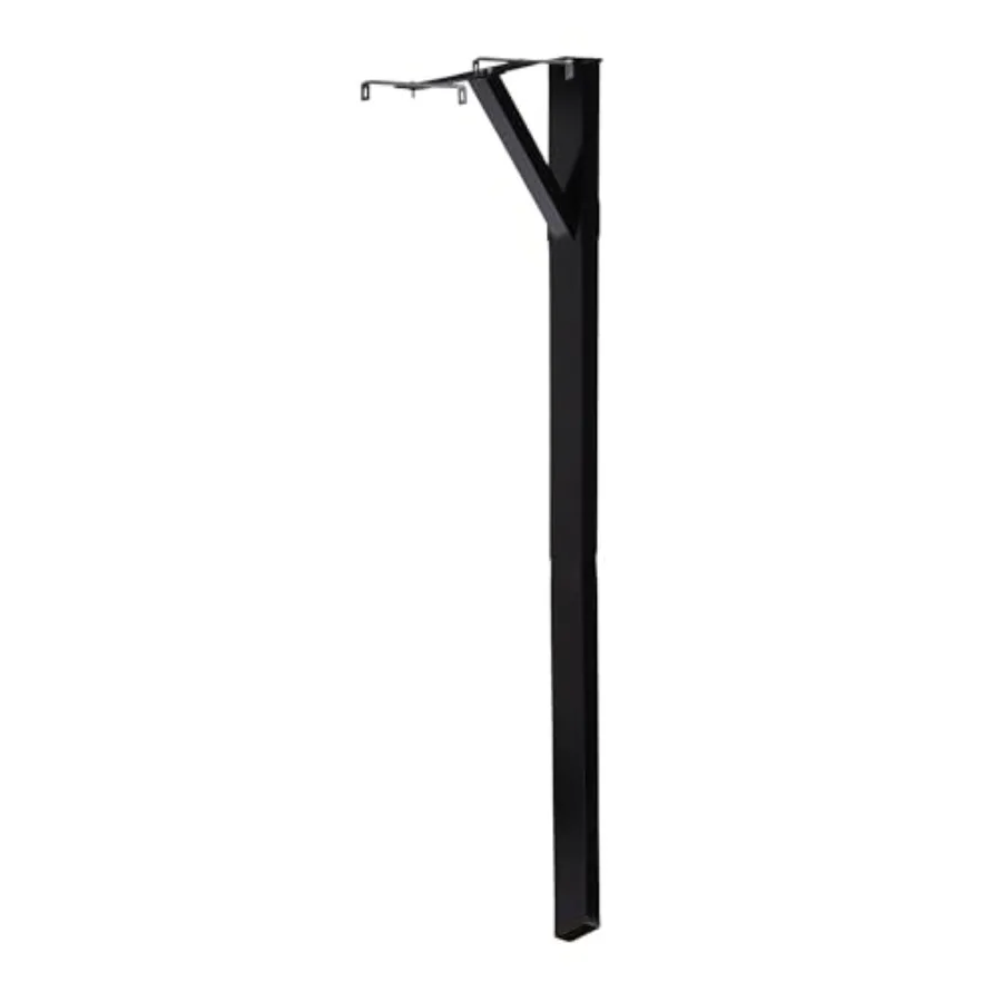 

Drive-in Post Kit Galvanized Steel Mailbox Post, Compatibility Code A, B, SDPK00AM, Black
