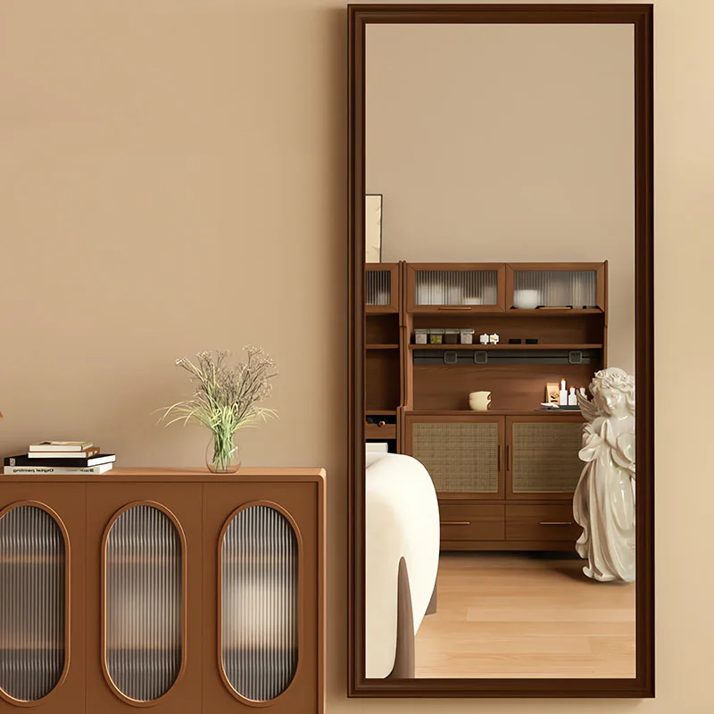 Square Full Body Mirror Living Room Funky Frame Compact Nordic Aesthetic Art Mirror Decoration Vanity Espelhos Home Products