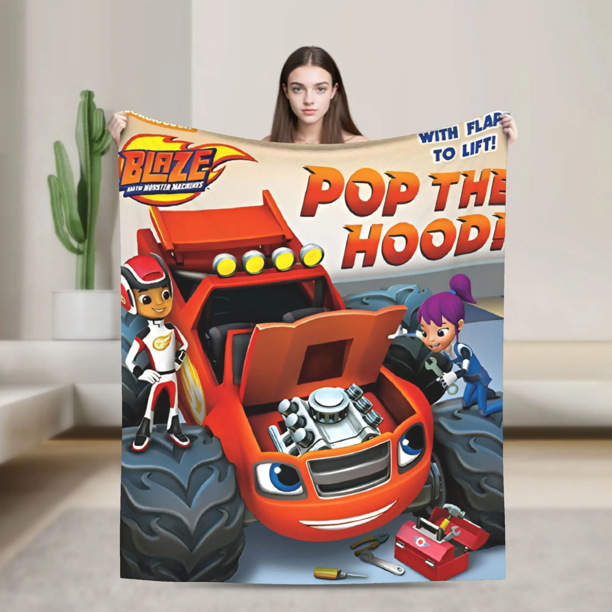 Blaze and the Monster Machines Blanket Multiple Sizes Soft and Lightweight  Throw Blankets for Sofa Couch and Bed