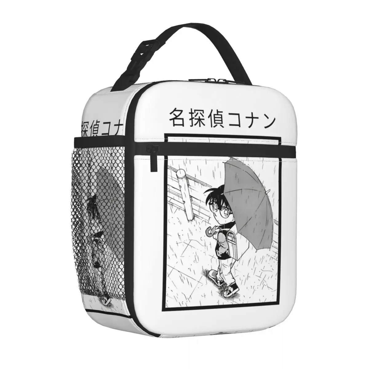 

Detective Conan Edogawa Conan Insulated Lunch Bags Portable Lunch Container Cooler Bag Tote Lunch Box Picnic Food Storage Bags