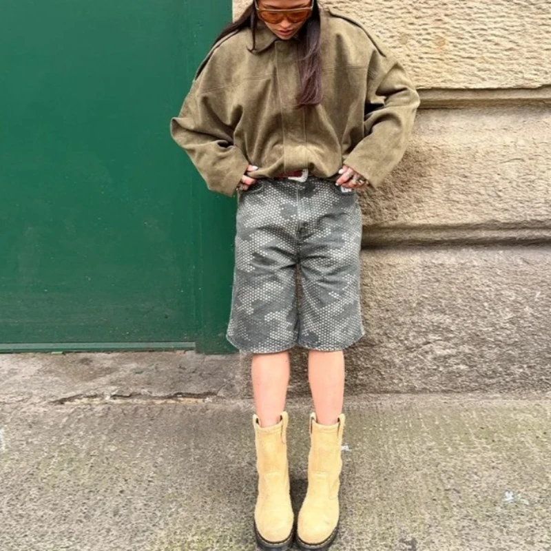 

2026 Fashionable Individual Coat New Spring Autumn Suede Jacket Elegant Commuter Coat Women’s Wear High-end Outerwear Jackets