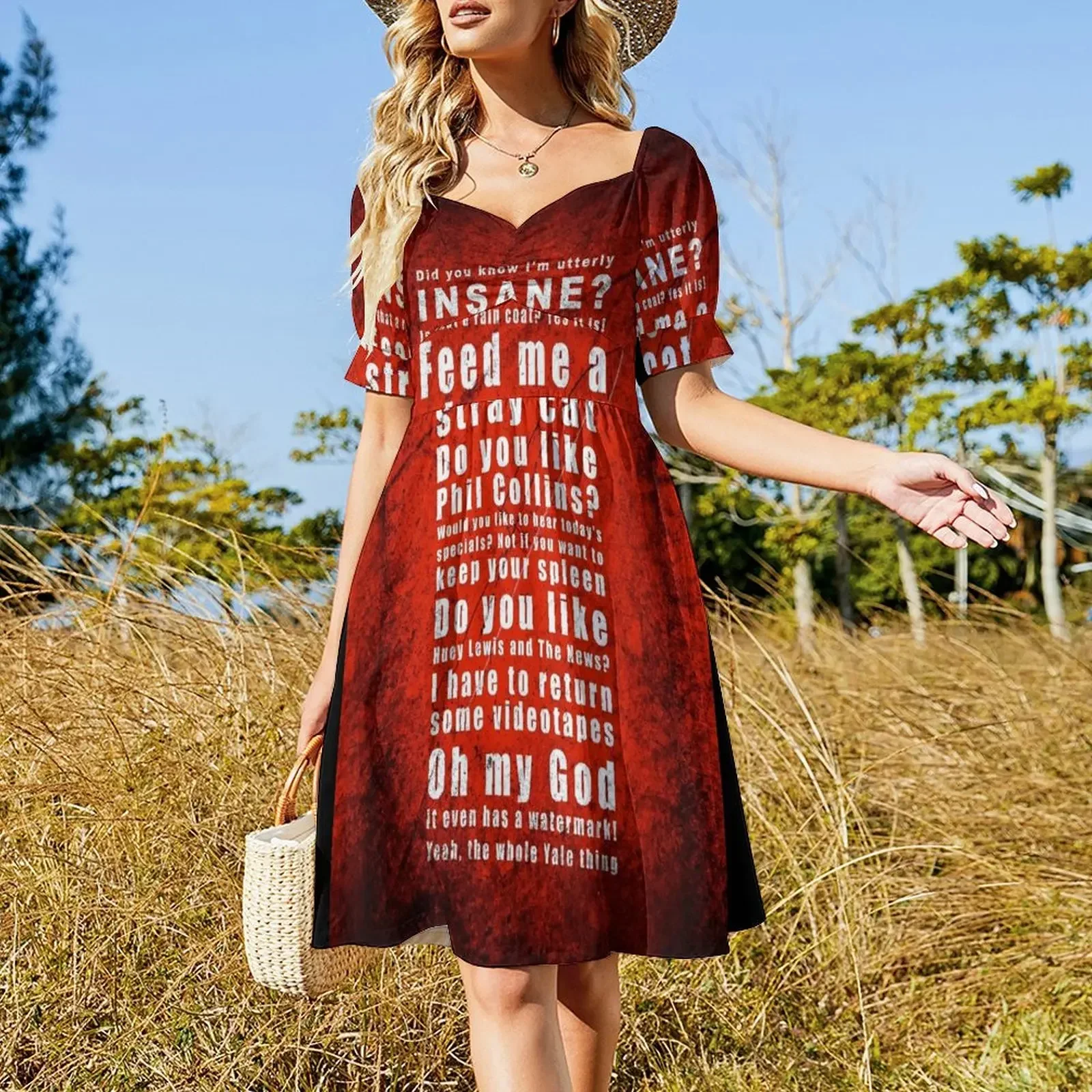 فستان Psychopis بأكمام قصيرة اتجاه الملابس النسائية 2025 فساتين حفلة موسيقية