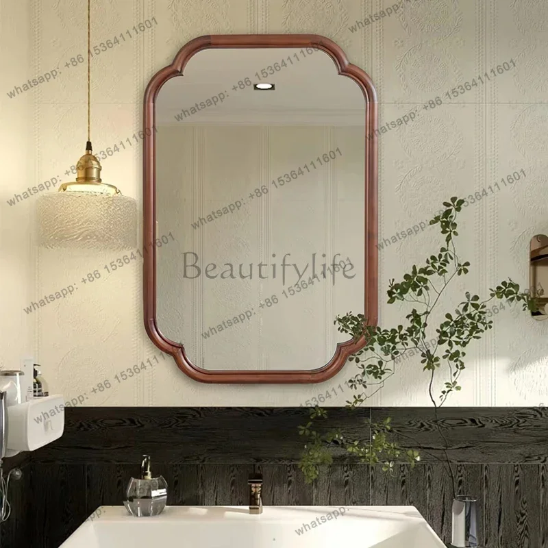 LD Modern Wall Mirror Decoration Living Room Girls Men Bedroom Bathroom Long Funky Luxury Mirror Irregular  Home Products