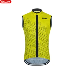 2024 RAUDAX-Men's Windproof Cycling Jacket, Waterproof Jersey, Rainproof Jacket, Sleeveless, Tank Top, Summer