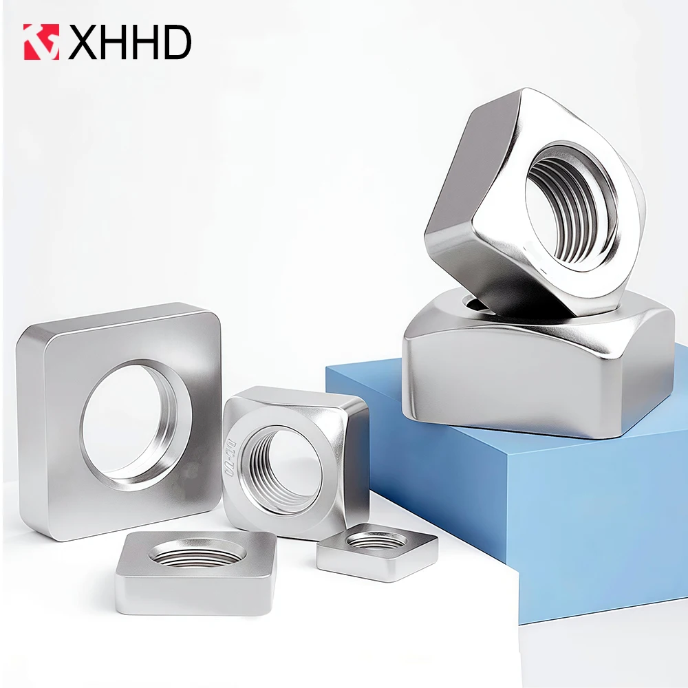 5-50pcs DIN557 SQUARE THIN NUTS M3 M4 M5 M6 M8 M10 M12 304 STAINLESS STEEL  METRIC THIN NUT