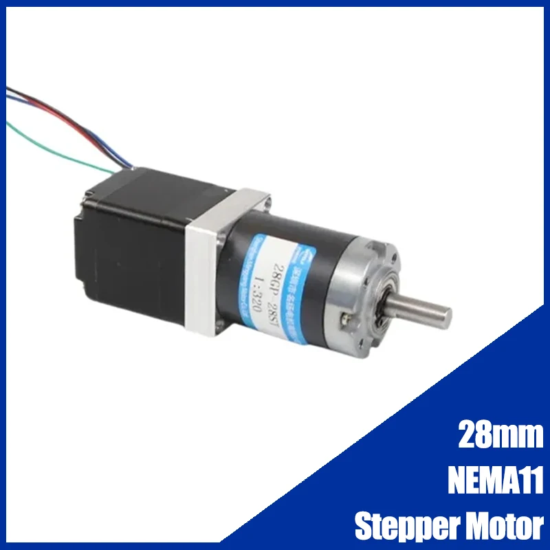 

DC motor 1.8 °Hybrid Stepper Motor NEMA11 Stepper Motor With Planetary Gearbox 28GP- 28ST Worm Gear Reducer