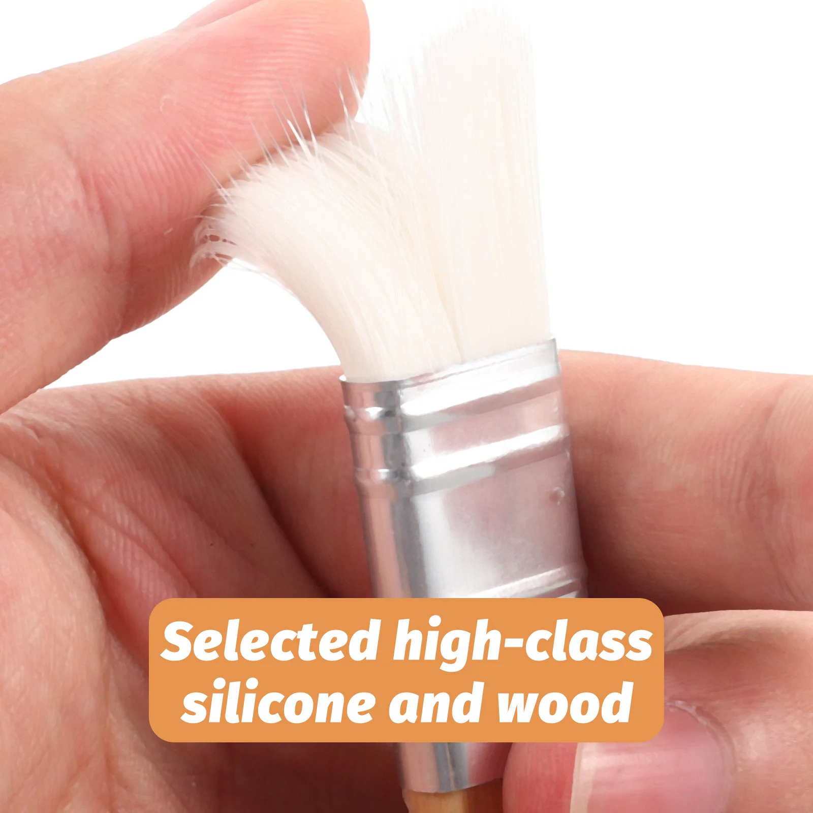 

6pcs Short Handle Painting Brush Set Premium Wood For Watercolor Oil Gouache Art Portable Clay Sculpting Tools Travel Classroom