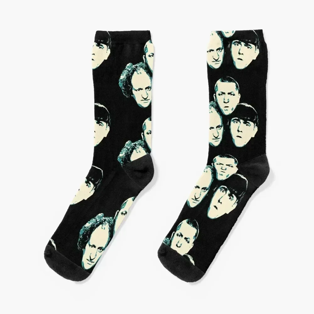 Larry, Curly and Moe Socks moving stockings anime Socks For Women Men's