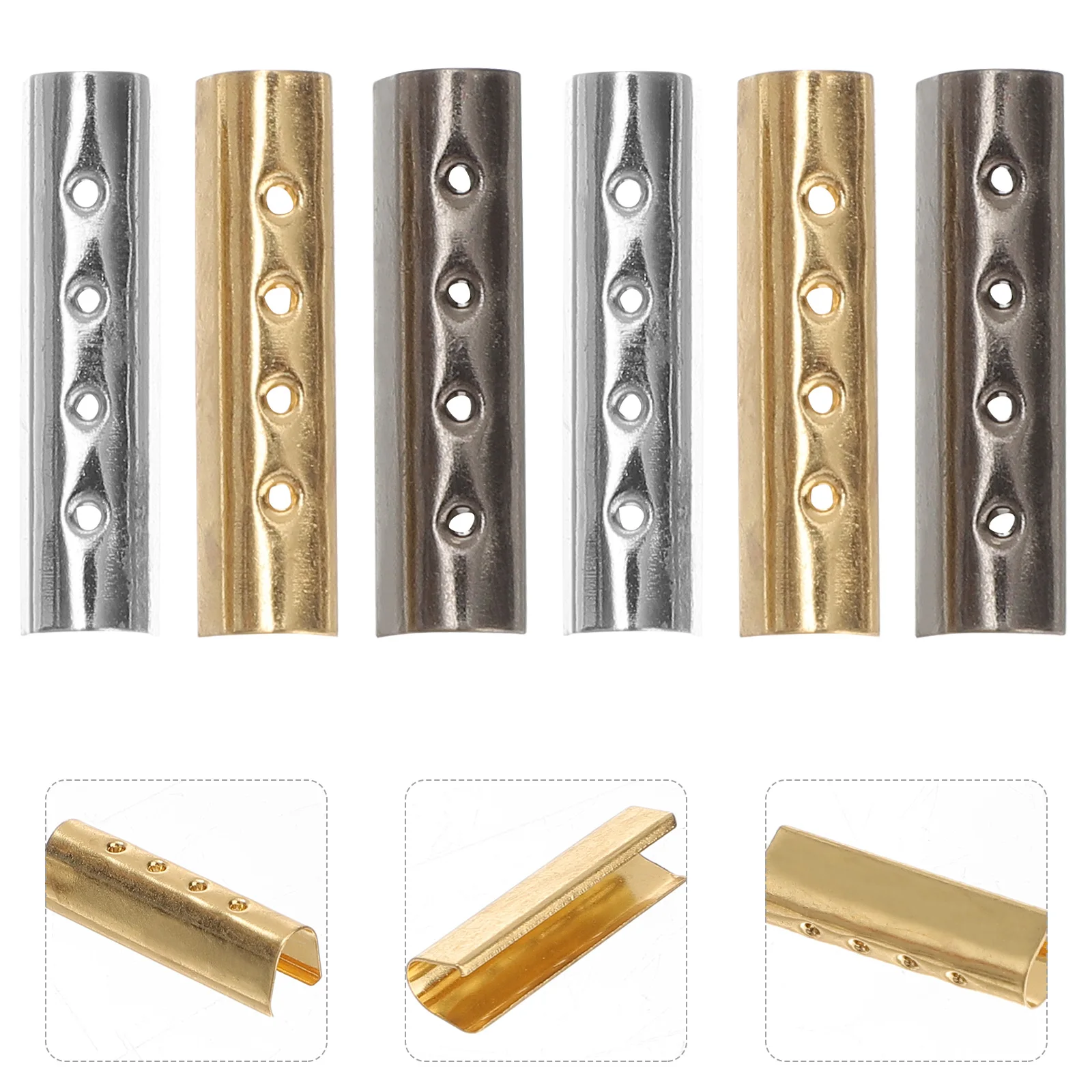 

150 pcs Metal Rope Buckle Tips High Quality Shoe Lace Caps Repair Ends Long Lasting Shoelace Dressing Aids