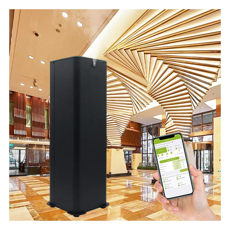 Commercial Hotel Lobby Electric Smart 1800m³ Large Space 1000ml Essential Oil Waterless Air Scent Aroma Diffuser Machine