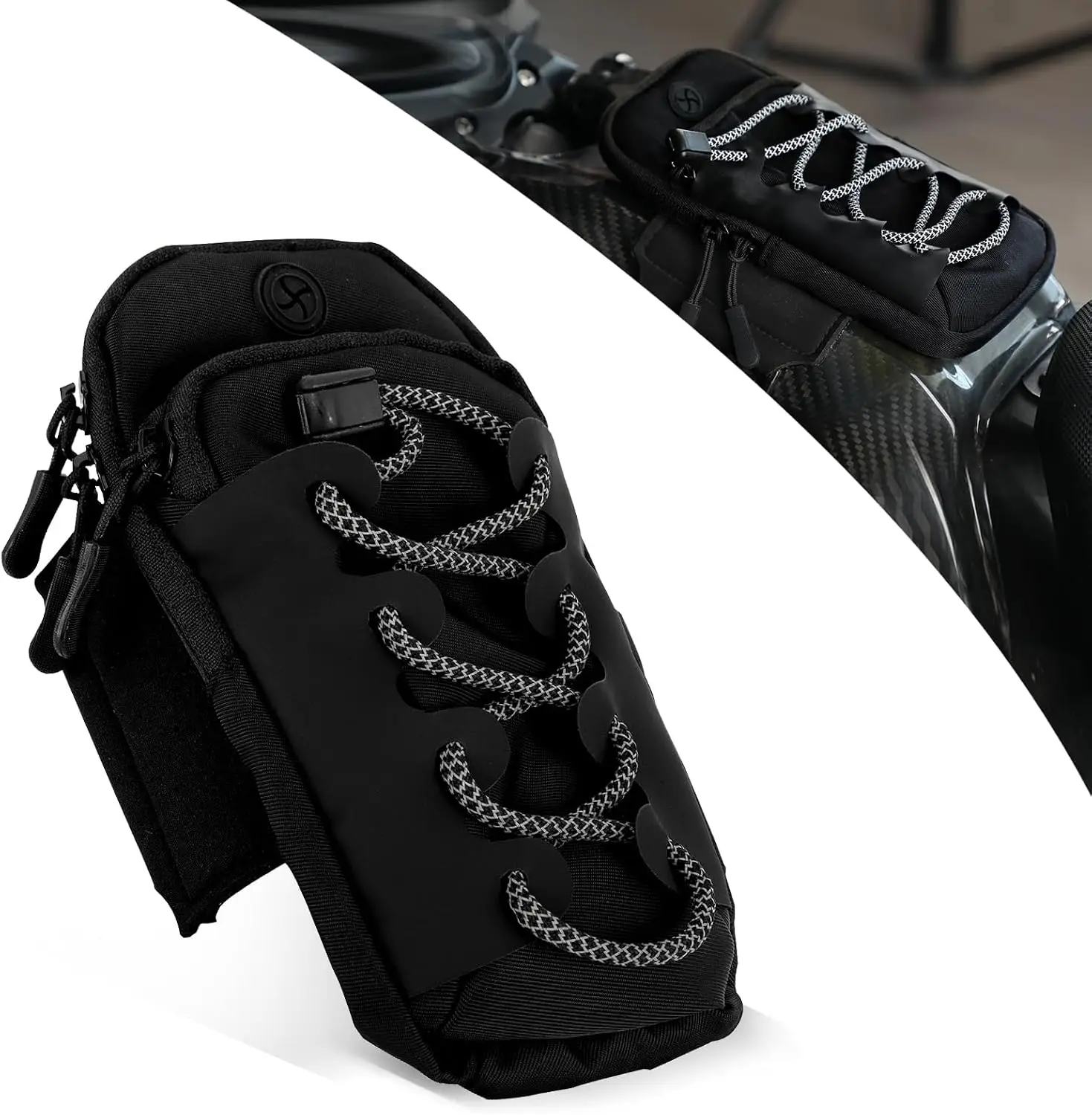 For Surron Light Bee X Reflective Night Safety Arm Bag Lightweight Off-Road Dirt Bike Motocross Riding Wrist Pouch