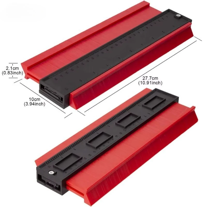 Plastic 10 Contour Gauge Tool Contour Repeat Gauge