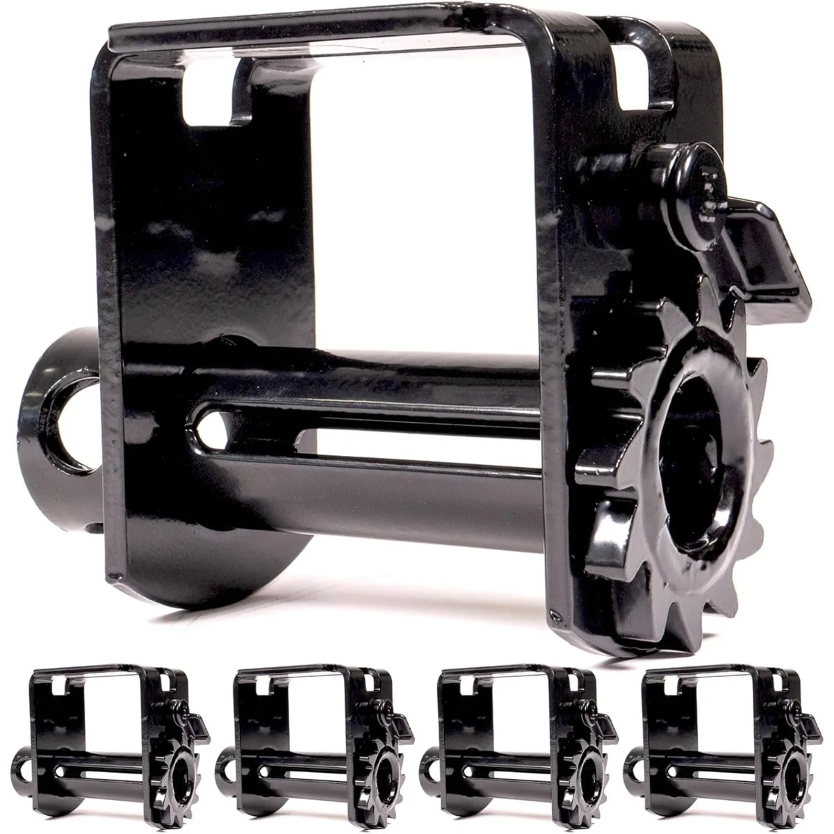 الروافع المنزلقة المكونة من 5 قطع من الدرجة الاحترافية. سعة 20 قدمًا، 5500 رطلًا للتحكم في السحب عالي التحمل في البضائع. للشاحنة