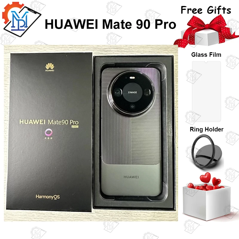 Original HUAWEI Mate 90 Pro 6.75“ 120Hz Kunlun Glass 3 Screen Kirin 9035 HarmonyOS 7.0 Cam 50MP Battery 6600mAh Smartphone