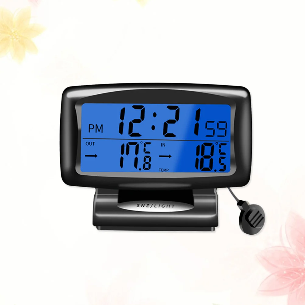 Electronic Thermometer Waterproof Dustproof Backlit Digital Temperature Sensor For Auto Dashboard Car Supplies Car