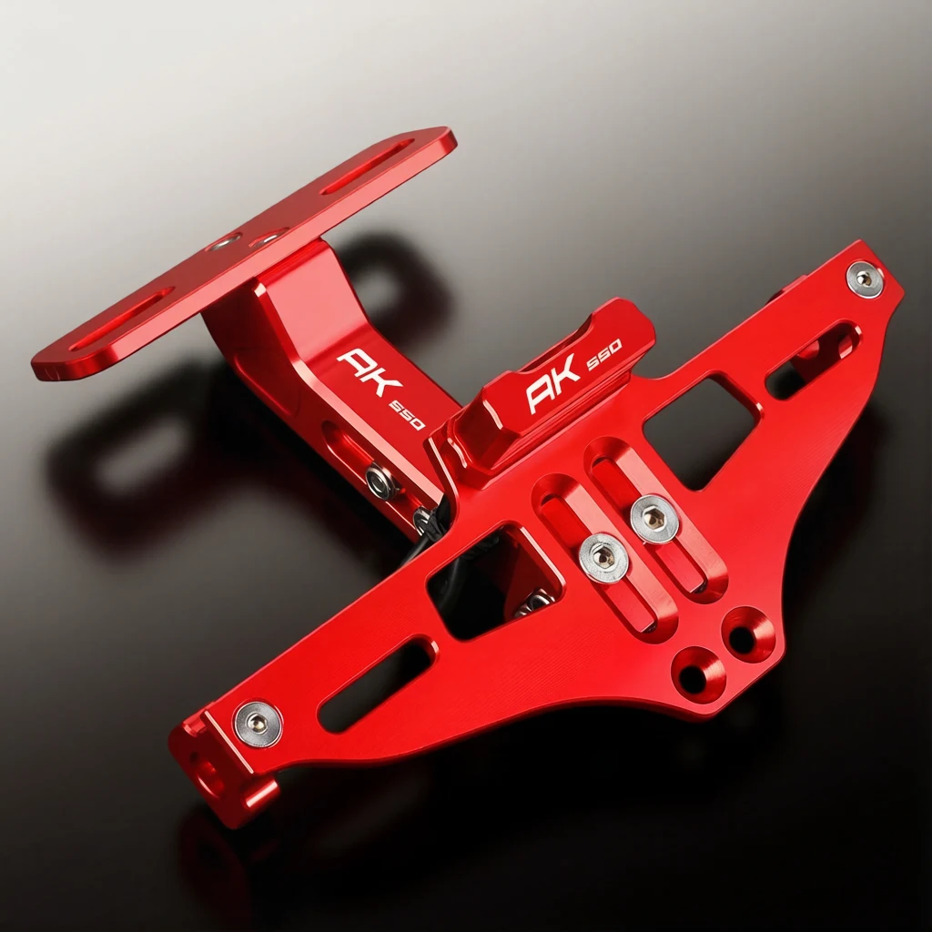 

For KYMCO AK550 AK 550 AK-550 2017 2018 2019 2020 2021 2022 2023 2024 License Plate Holder Bracket Motorcycle CNC Rear Tail Tidy