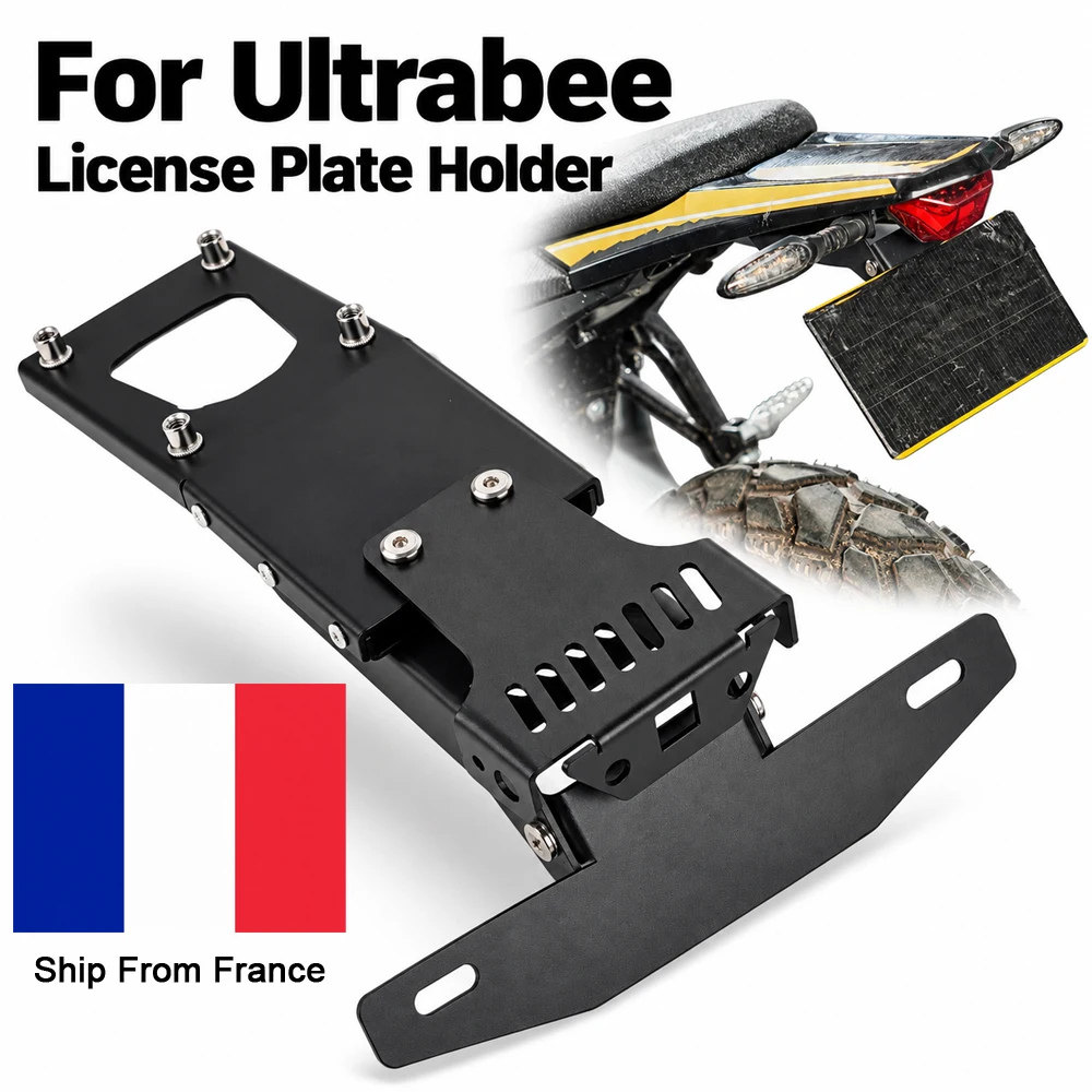 Porta Targa per Ultrabee Ultra Bee Sorron, Ricambi per Moto, Ebike, Targhe di Registrazione, Moto da Cross, Fuoristrada, Moto Elettriche, Dirt Bike, Pit Bike