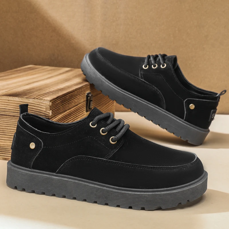 

Men's casual shoes four seasons soft sole non-slip comfortable outdoor sports walking shoes fashion youth Joker party tide shoes