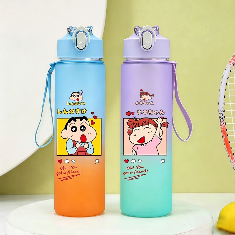Бутылка-для-воды-crayon-shin-chan-с-градиентом-750-мл-большая-емкость-пластиковая-для-мальчиков-и-девочек-аниме-детская-для-спорта-на-открытом-воздухе-с-соломинкой